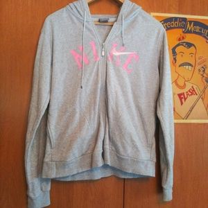 Nike zip up hoodie. Size L